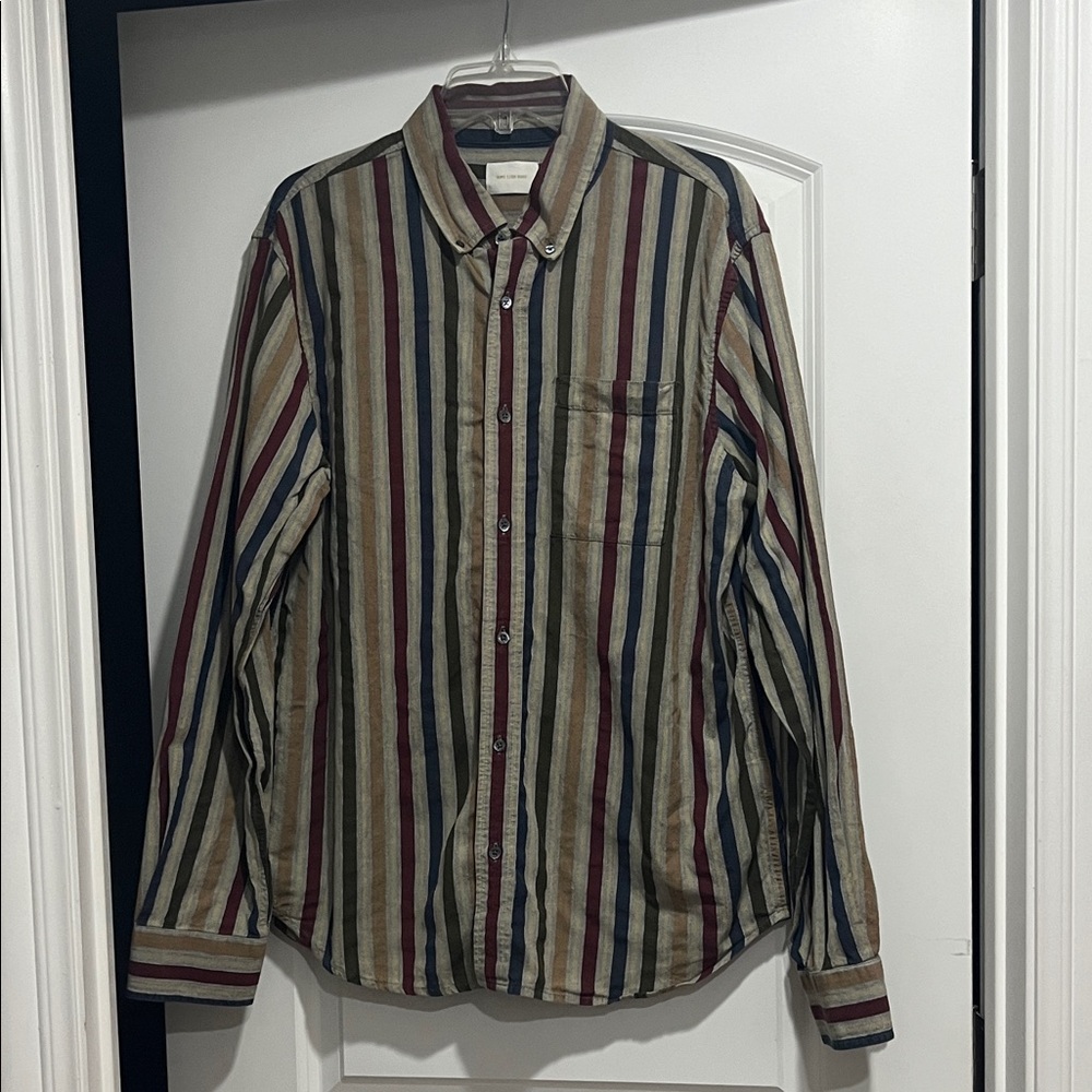 Aime Leon Dore Multicolor Striped Button Down Shirt